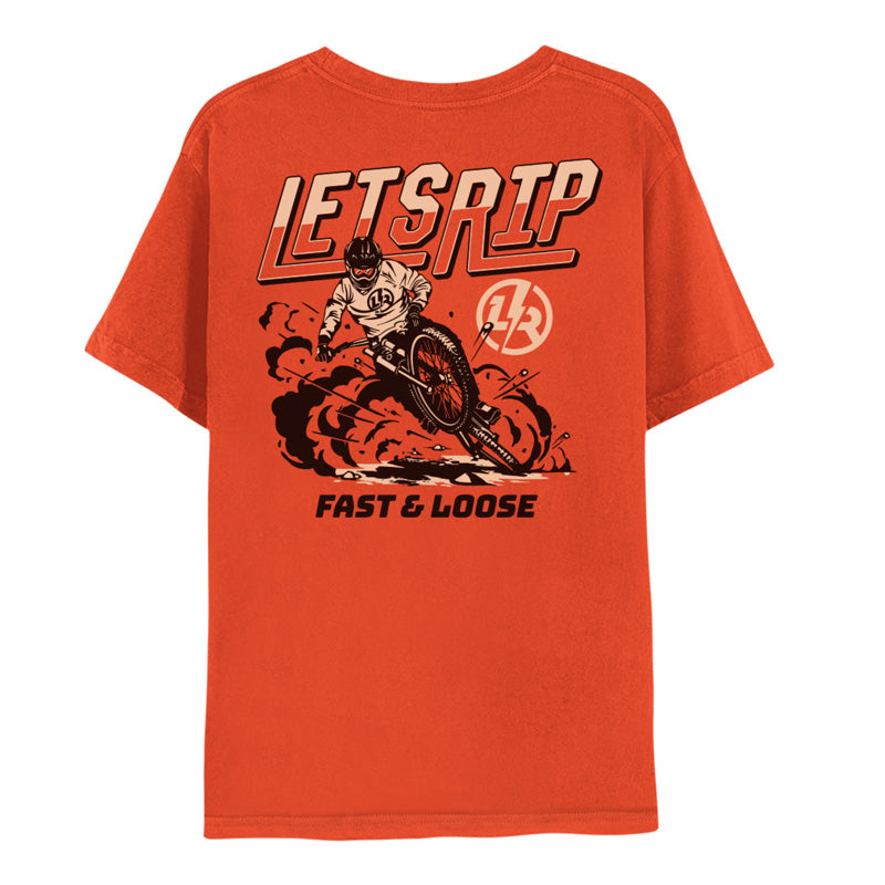 Fast and Loose MTB Tee Burnt Orange